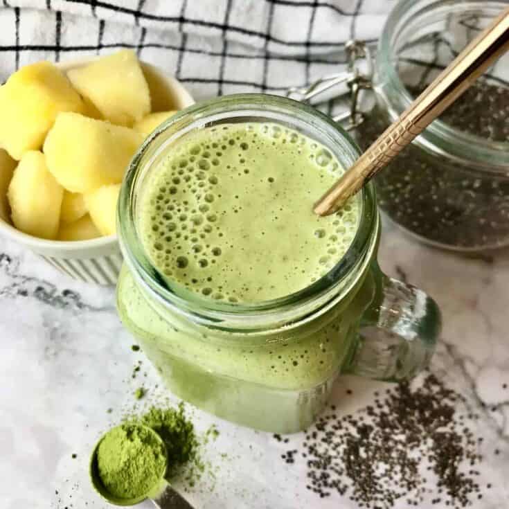 Image for Matcha Pineapple Smoothie