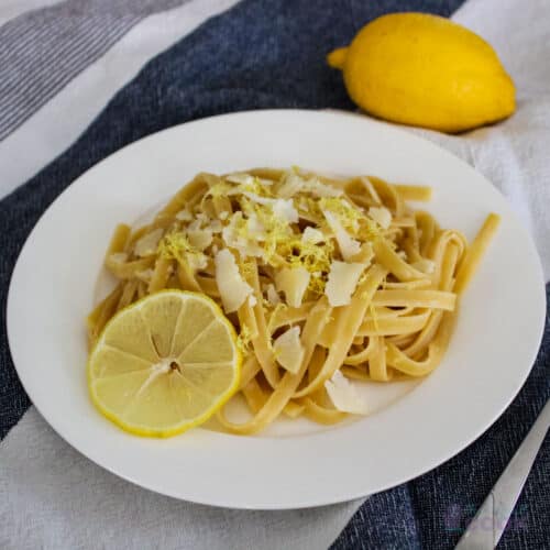 Lemon Butter Garlic Pasta - The Default Cook