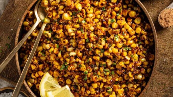 Image for Easy Skillet Charred Blackened Corn