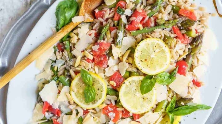 Image for Lemon Orzo Salad- Easy Summer Pasta Salad Recipe