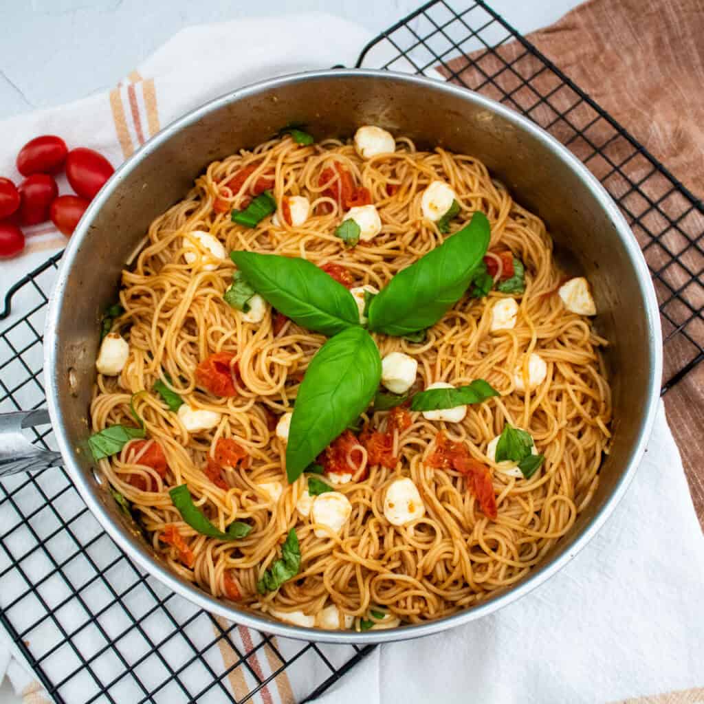 Caprese Pasta - The Default Cook