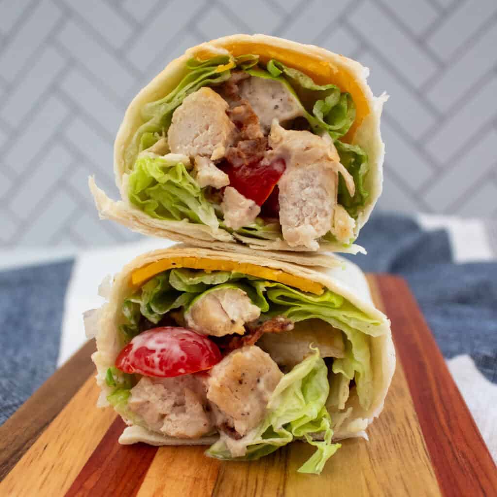 Chicken Bacon Ranch Wraps The Default Cook